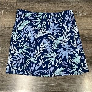 Rip Skirt blue floral print size large